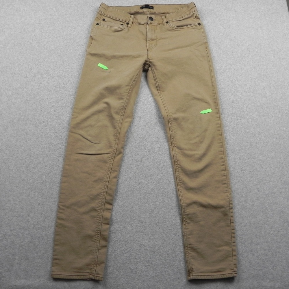 Banana Republic Jeans Mens 32x30 Slim Straight 5-Pocket Stretch Flex Denim Brown